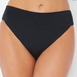 New Black High Cut Cheeky Bikini Bottom Swim Swimsuits For All plus size 18